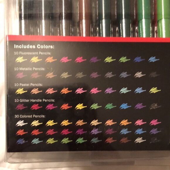 70 Assorted Colored Pencils New in Packaging - Picture 9 of 9